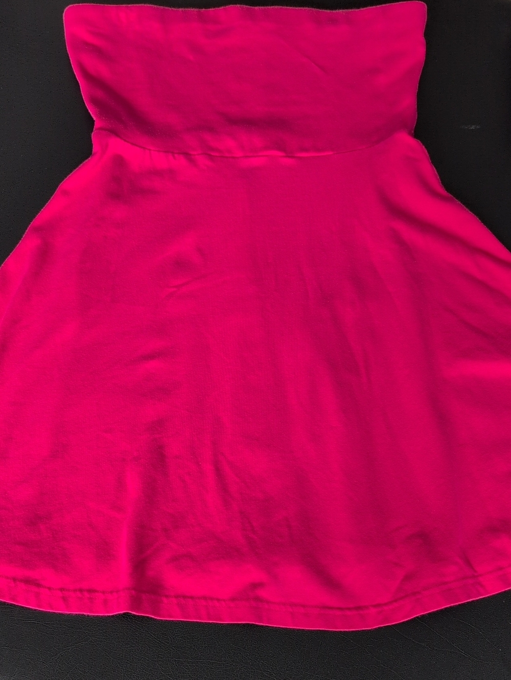 Express Hot Pink Strapless Mini  Dress
